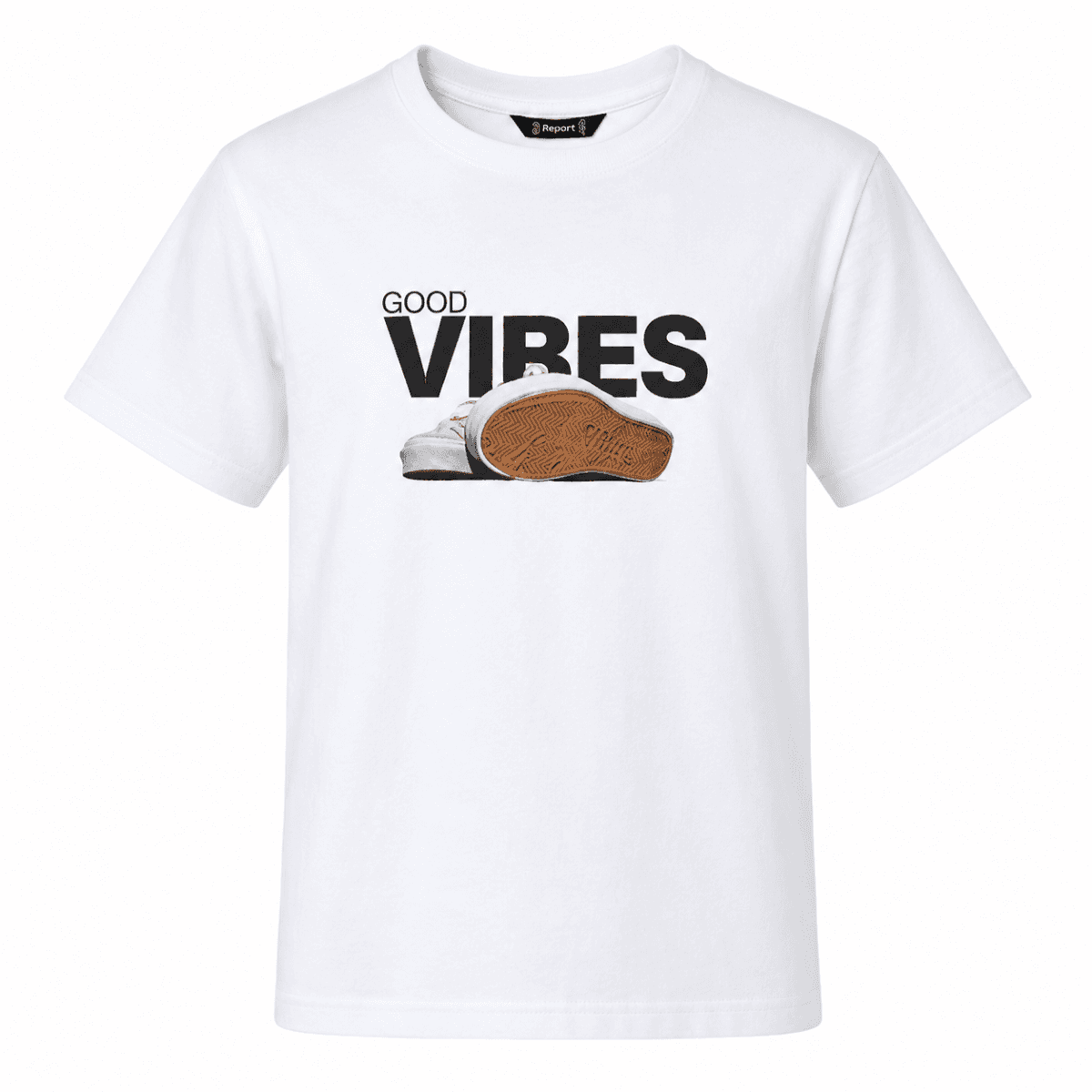 WHITE PRINT S/S T-SHIRT