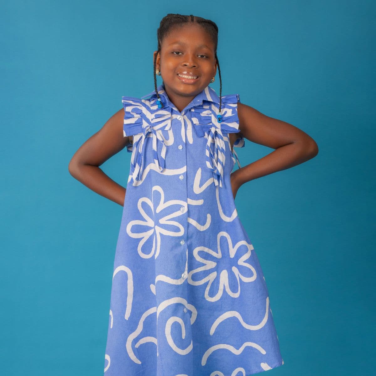 AKINOLA DRESS WITH HAIR BOW
