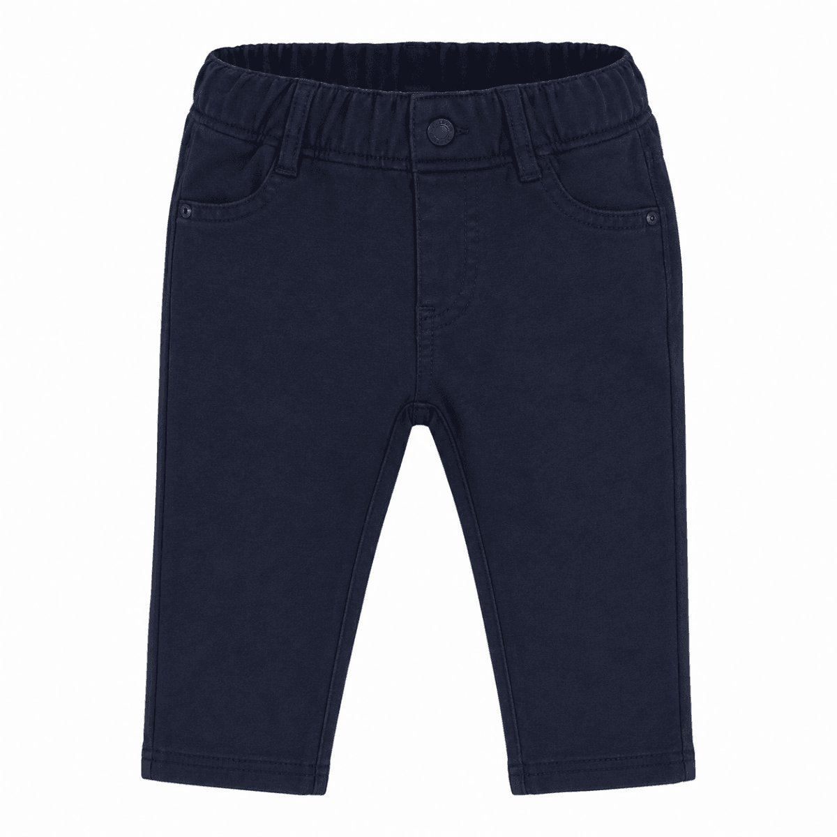 NAVY BASIC KNIT PANTS