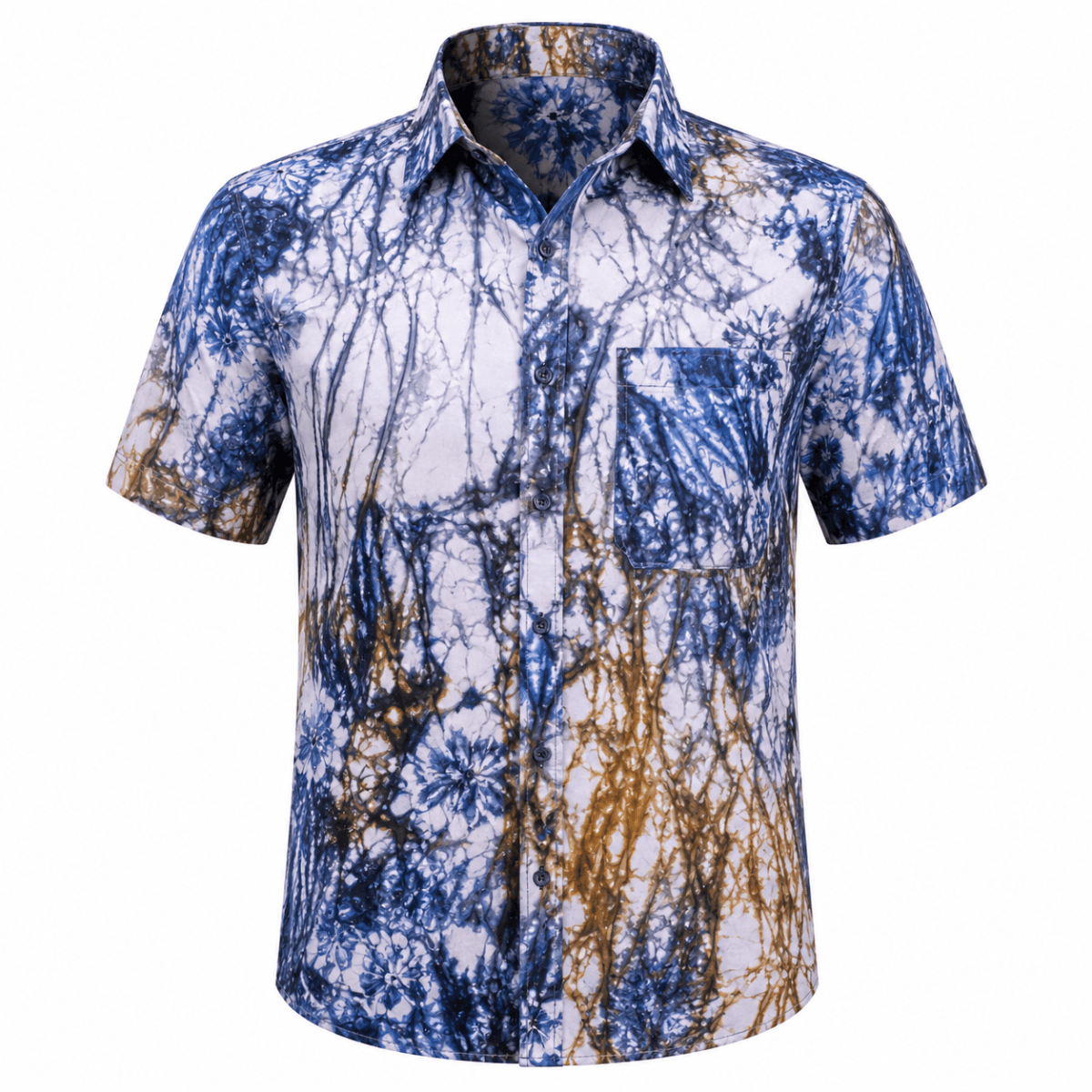 BLUE ADIRE S/S SHIRT