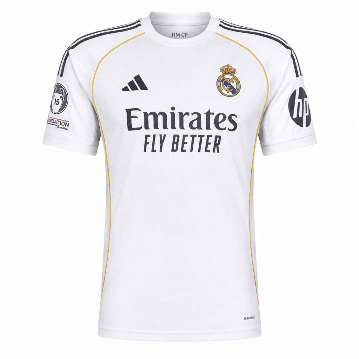 REAL MADRID 25/26 HOME JERSEY KIDS White(T-SHIRT) Image