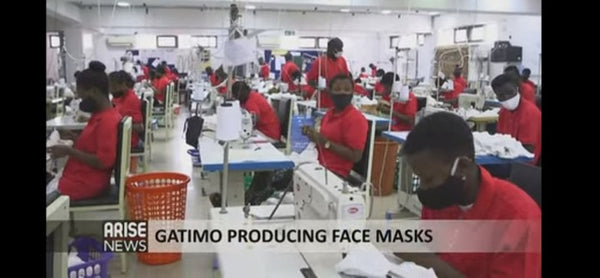 LOCAL FACE MASK PRODUCTION: GATIMO APPAREL GETS FEATURED ON ARISE NEWS - ruffntumblekids
