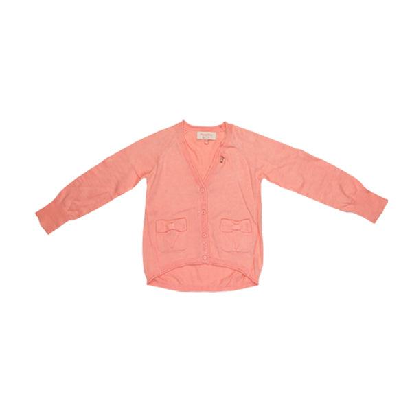 APRICOT KNIT JACKET FOR GIRLS