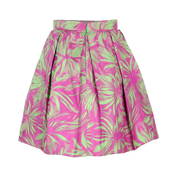 Girls Pink Printed Skirt Set - ruffntumblekids