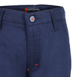Navy Blue Chinos Trousers-Ruffntumble