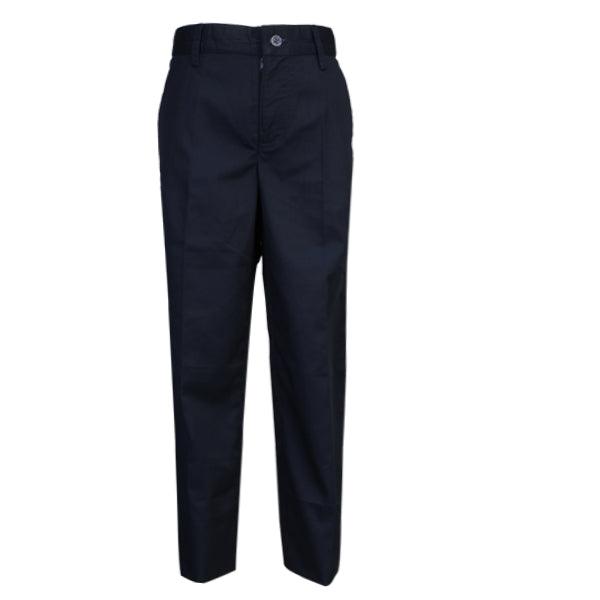 NAVY BLUE BOYS CHINOS TROUSER - FRONT