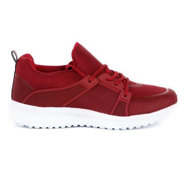 BOYS CASUAL LACE UP SNEAKERS - RED - ruffntumblekids