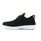 BOYS SOLE LACE UP TRAINERS - BLACK AND WHITE - ruffntumblekids